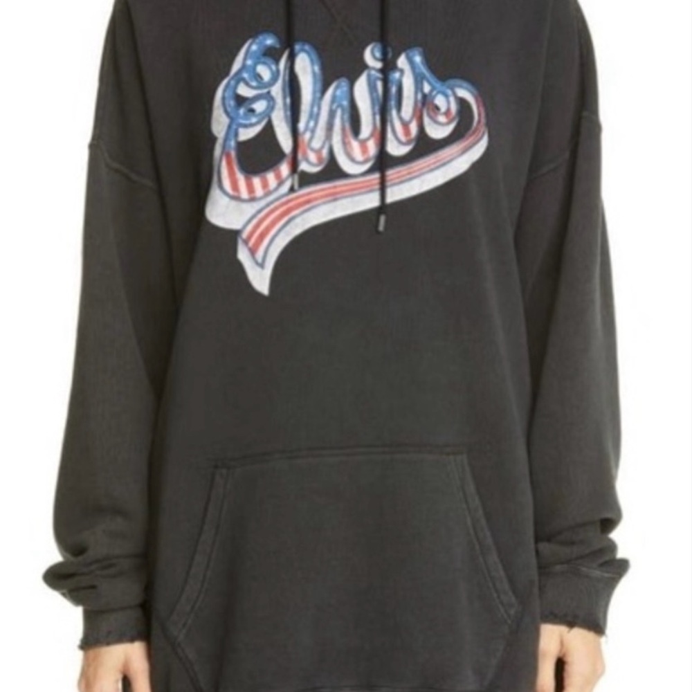 R13 Elvis Logo Oversized Hoodie NWOT